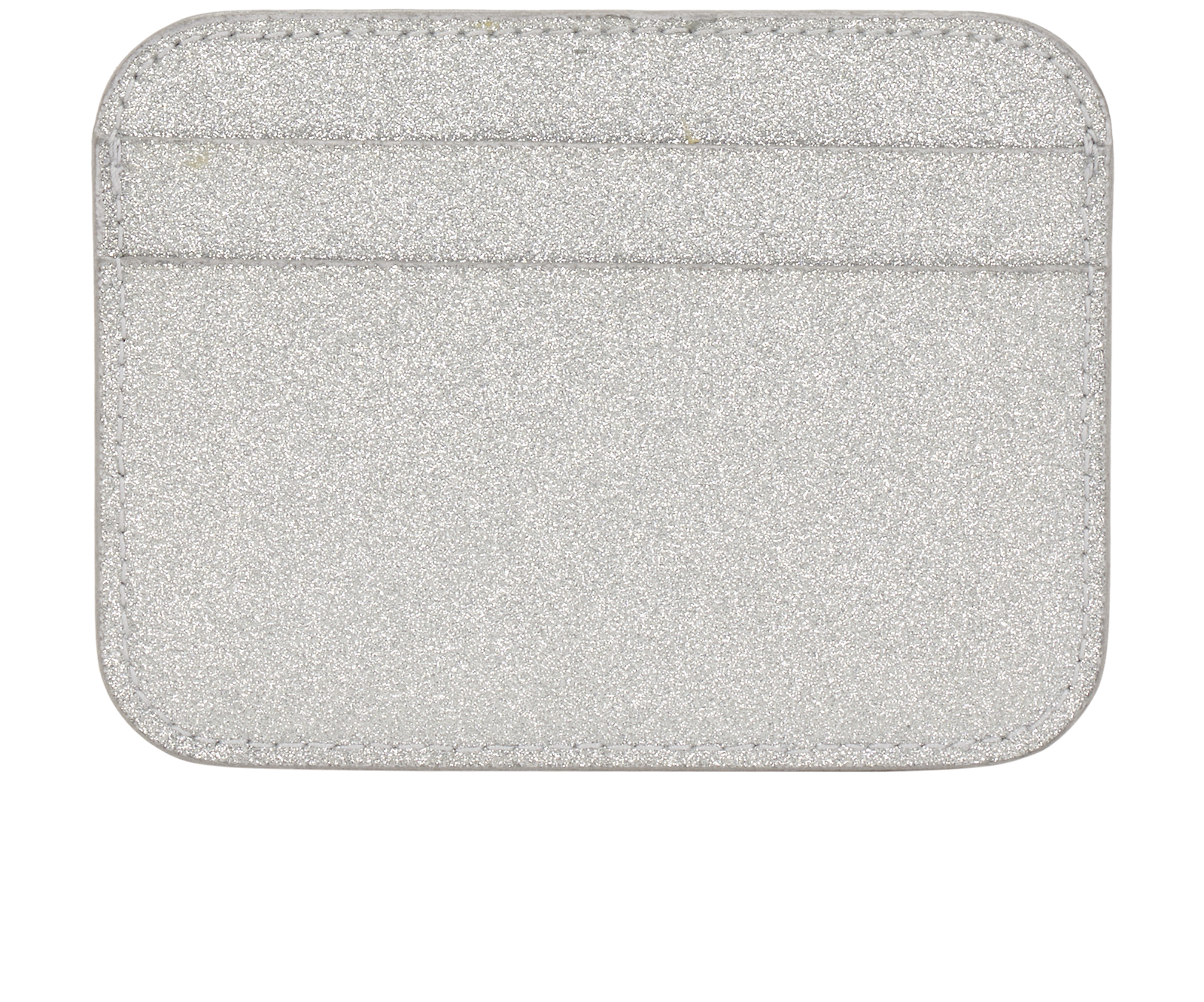 Balenciaga Glittered Cash Card Holder, &pound;140, Accessories, Silver, Leather, Back view